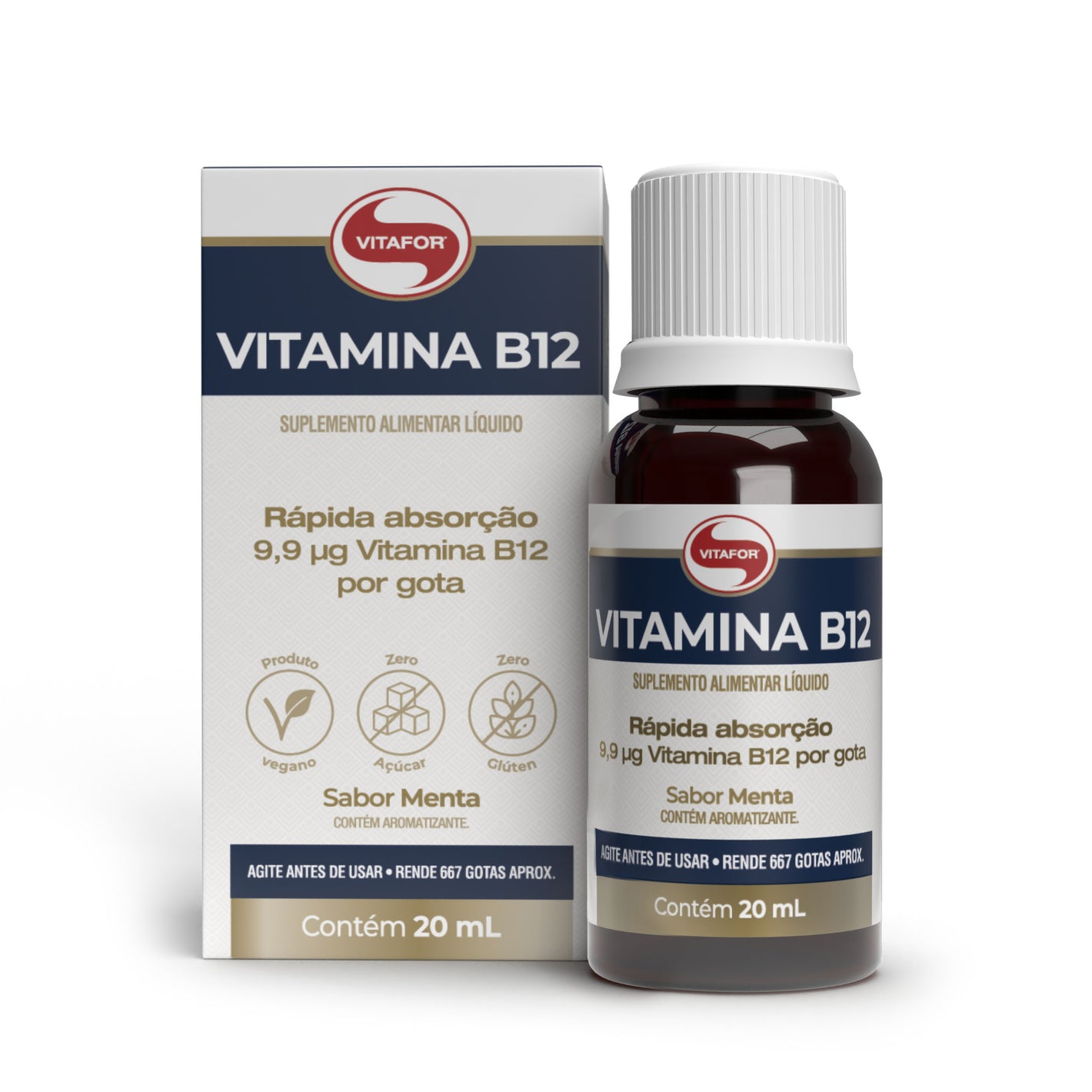 Vitamina B12 - 20ml Sabor Menta