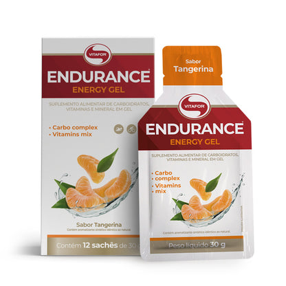 Endurance Energy gel - 12 saquetas 30g Tangerina